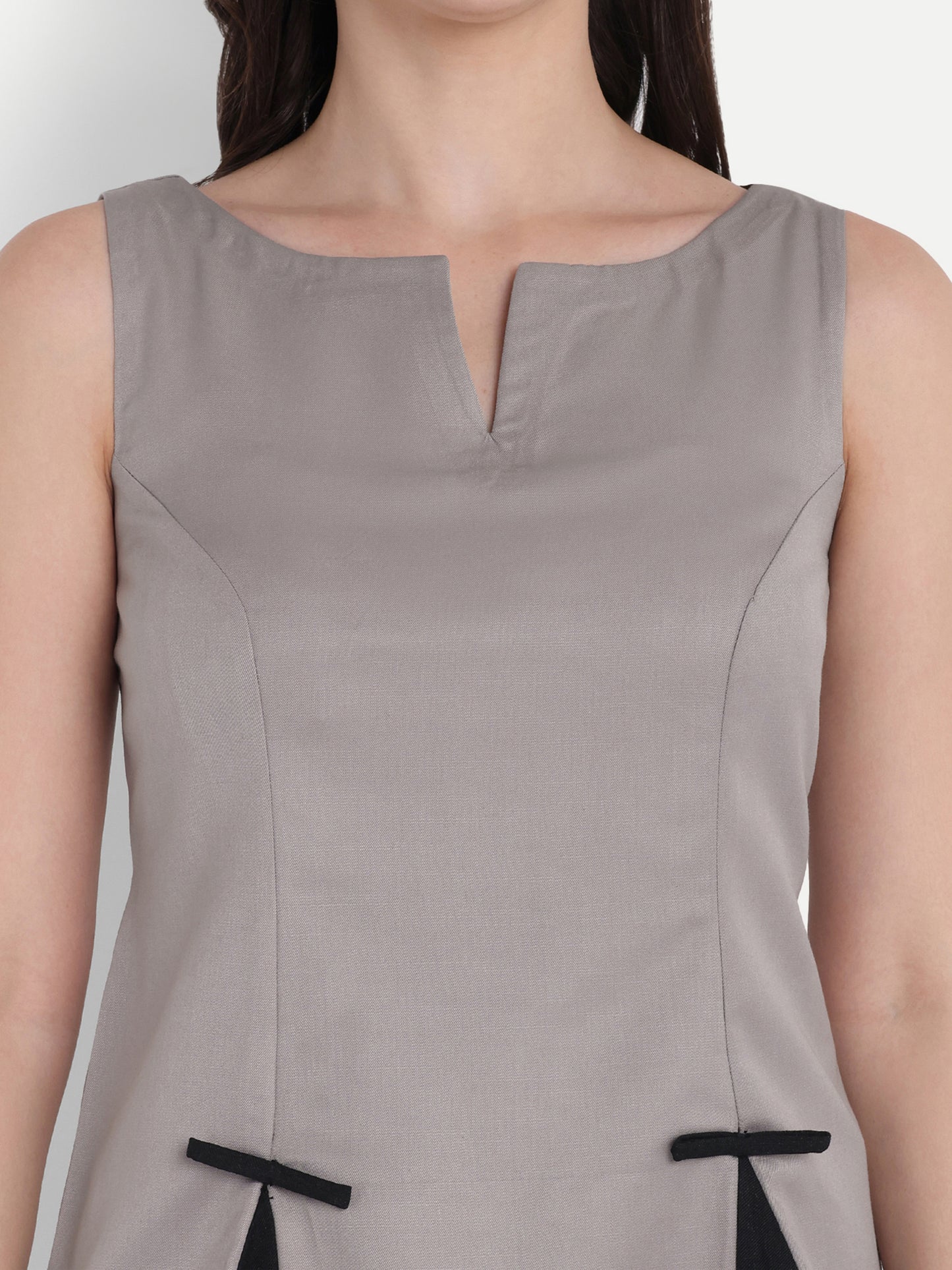 Light Grey with black knots top - esseneur.