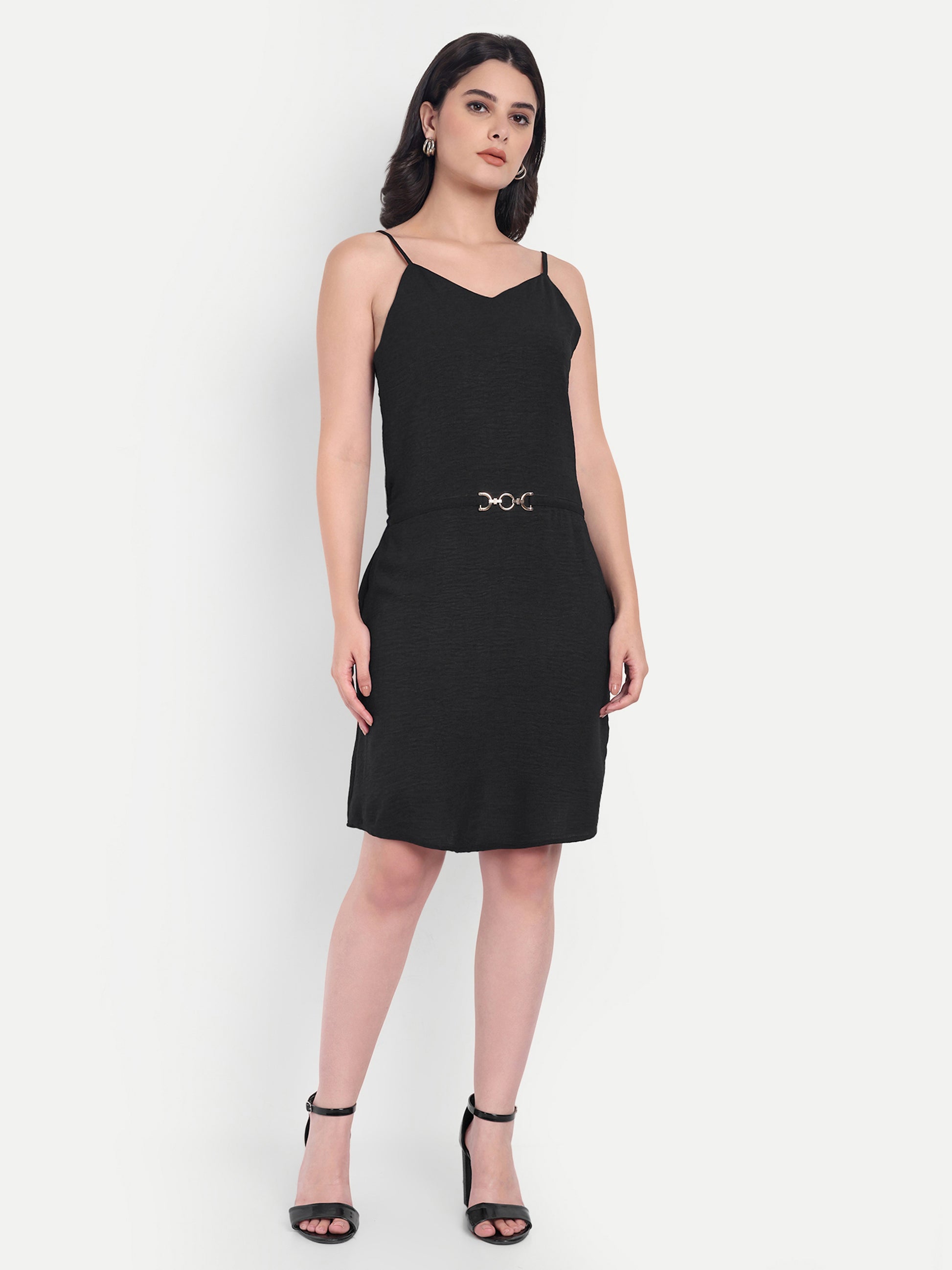 Black dress with crotia jacket-esseneur